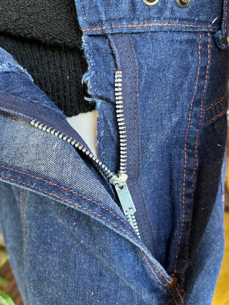 1950s Side Zip Sanforized Jeans 32”