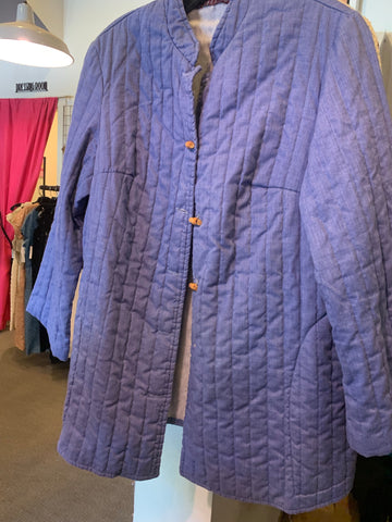 1970s Quilted Chambray Jacket